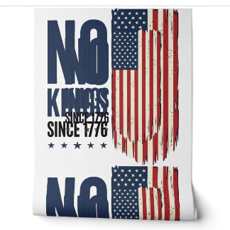 Keine Könige seit 1776 Patrioten-Flag-Shirt-Design Tapete