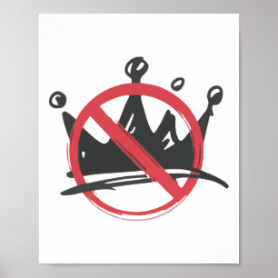Keine Könige Shirt keine Könige in Amerika Politis Poster