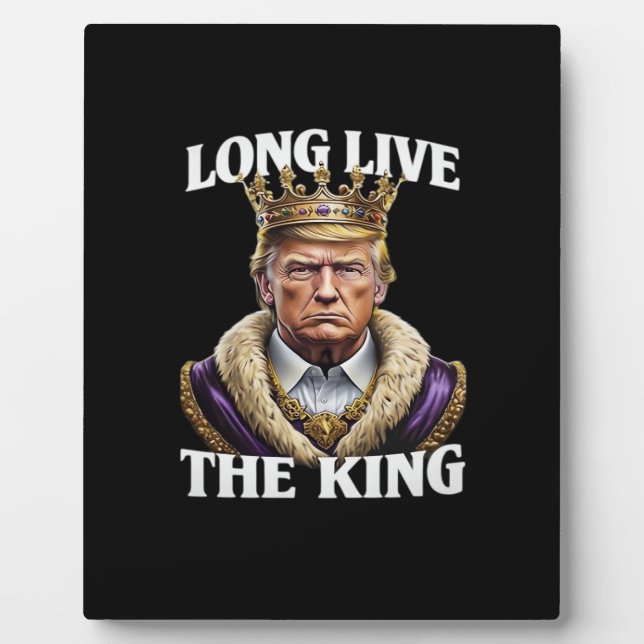 Keine Könige Vintage Long The King Fotoplatte (Vorderseite)