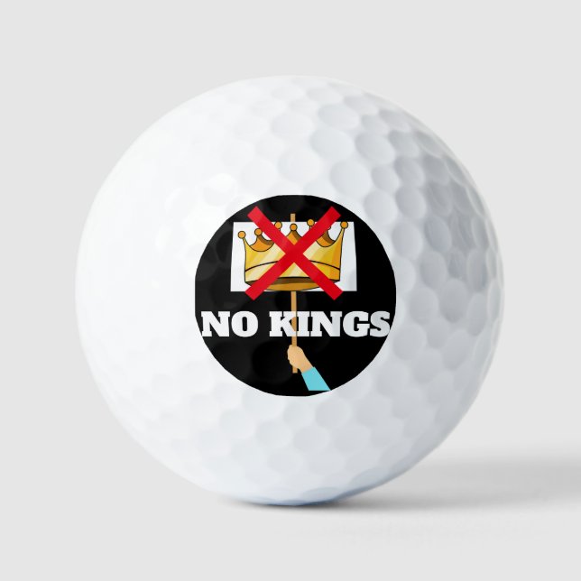 Keine Königs-Golfbälle Golfball (Vorderseite)