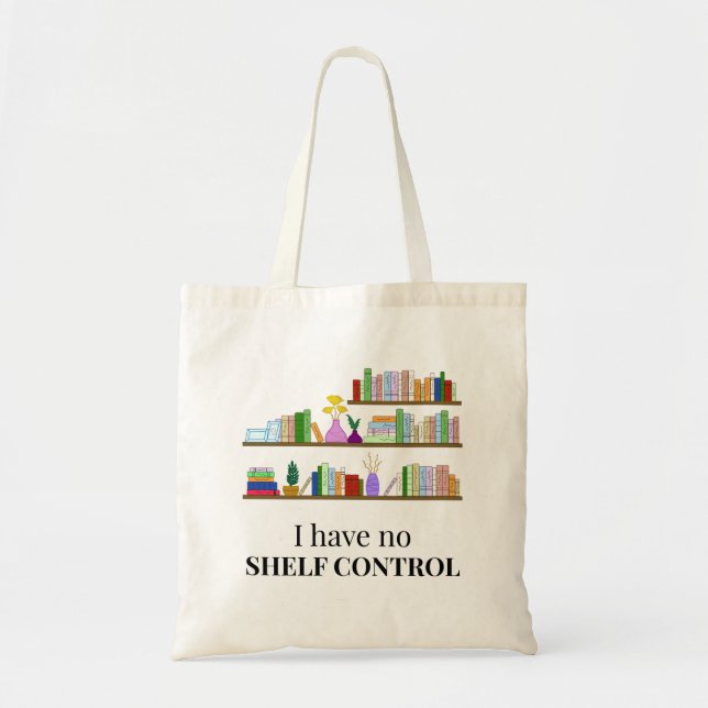 Keine Kontrolle Buchliebhaber Tasche (Vorne)