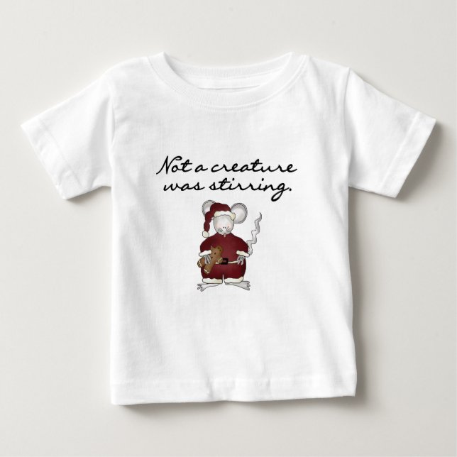 Keine Kreatur war dabei, Hemden und Geschenke zu z Baby T-shirt (Vorderseite)