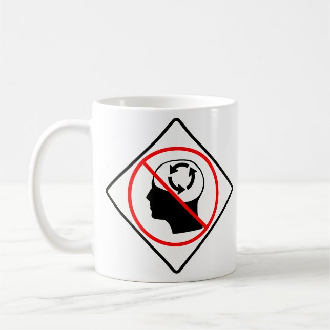Keine Kreisargumentations-Tasse Kaffeetasse (Links)