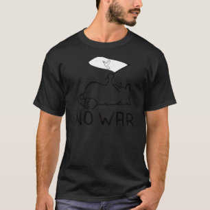 Keine Kriegsbewegung - Weltfriedenflagge T-Shirt