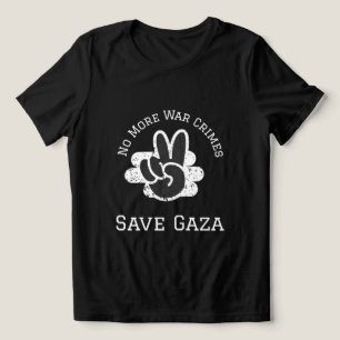 Keine Kriegsverbrechen mehr Gerettet Gaza-Gaza-Völ Tri-Blend Shirt