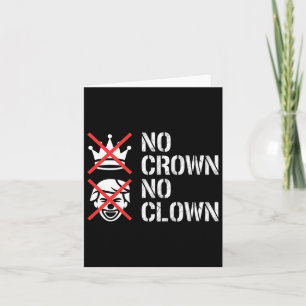 Keine Krone kein Clown Widerstand Protest Trump Ac Karte