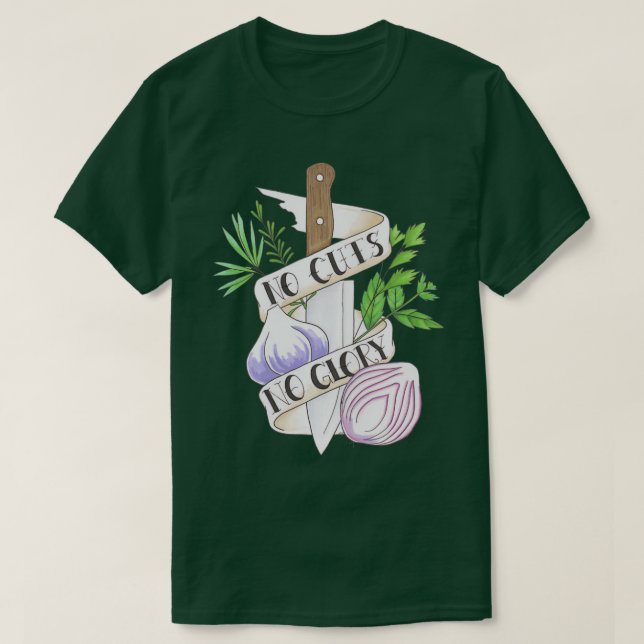 Keine Kürzungen ohne Ruhm T-Shirt (Design vorne)