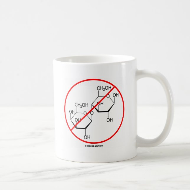 Keine Laktose (Lactoseunverträglichkeit) Kaffeetasse (Rechts)