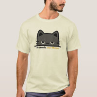 Keine Laune, nur Miau - mürrisches Cartoon-Katze-D