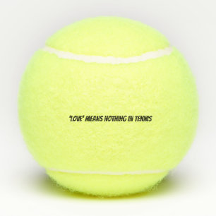 Keine Liebe im Tennis-lustigen Zitat Tennisbälle