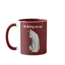 Keine Lust auf meinen Becher - Lustiger Katzenbech
