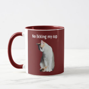 Keine Lust auf meinen Becher - Lustiger Katzenbech Tasse