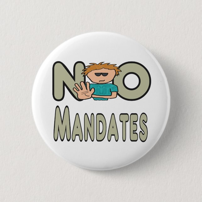 Keine Mandate Button (Vorderseite)