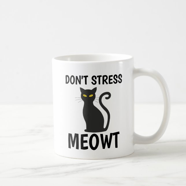 KEINE MEOWT KAFFEE MUGS KAFFEETASSE (Rechts)