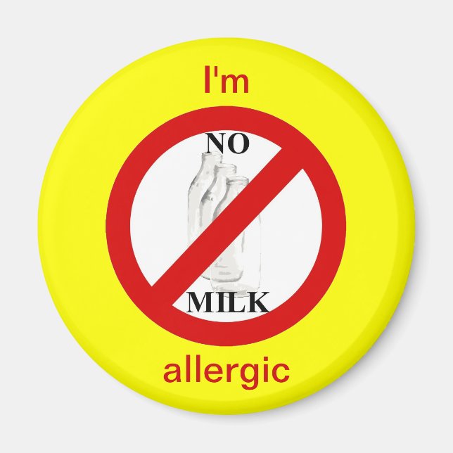 Keine Milch Magnet (Vorne)