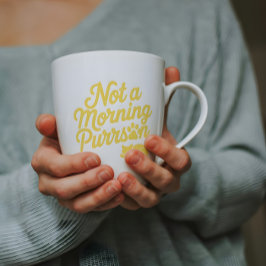 Keine morgendliche Purson Funny Cat Tasse