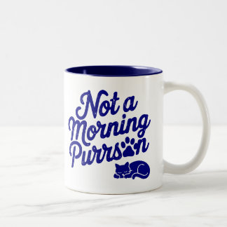 Keine morgendliche Purson Funny Cat Tasse