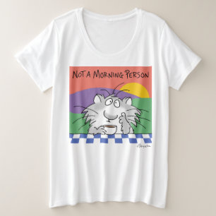 KEINE MORNPERSON VON Sandra Boynton Große Größe T-Shirt