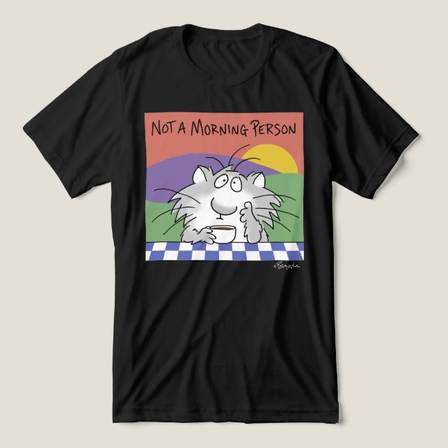 KEINE MORNPERSON VON Sandra Boynton Tri-Blend Shirt (Design Vorderseite)