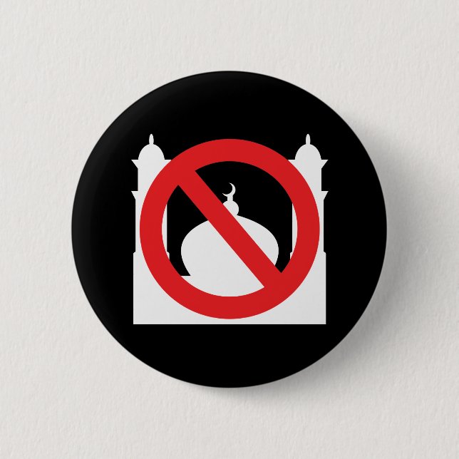 Keine Moschee ohne Text Button (Vorderseite)