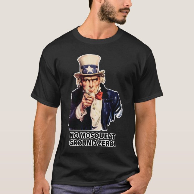 KEINE MOSCHEEN-SAM T-Shirt (Vorderseite)