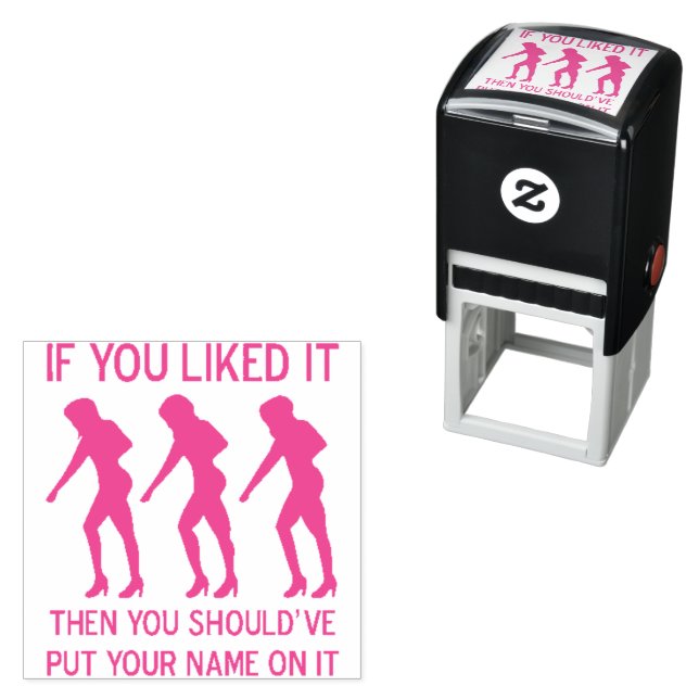 Keine Name-Briefmarke Permastempel (Beispiel)