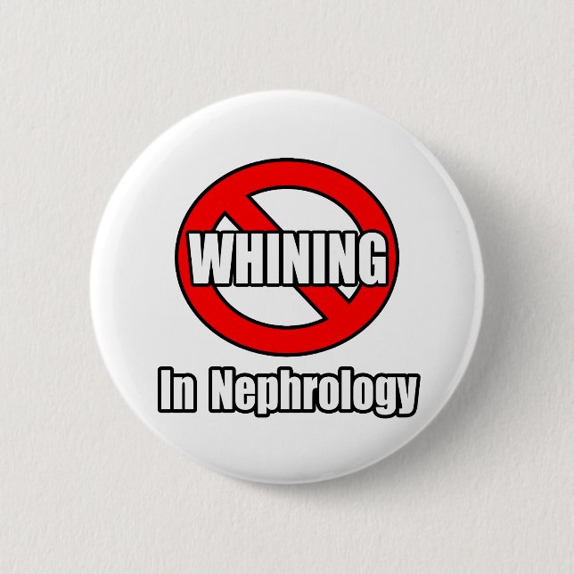 Keine Nephrologie Button (Vorderseite)
