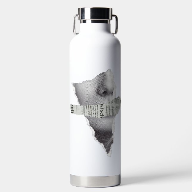 Keine News hier.bw Trinkflasche (Vorderseite)