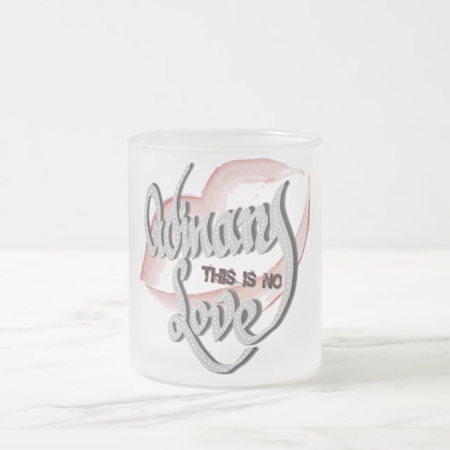 Keine normale Liebe, 11oz Mattierte Tasse (Mittel)