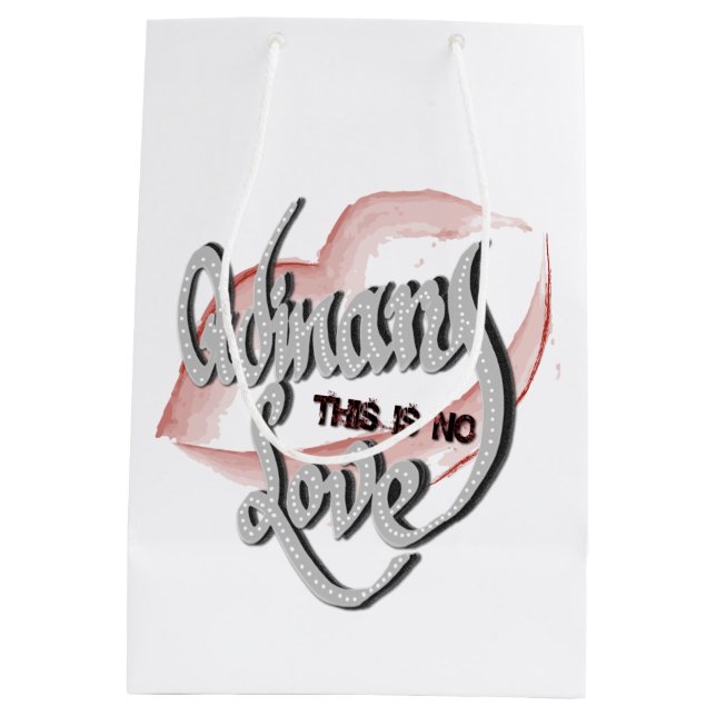 Keine normale Liebe, Geschenktasche Mittlere Geschenktüte (Rückseite)