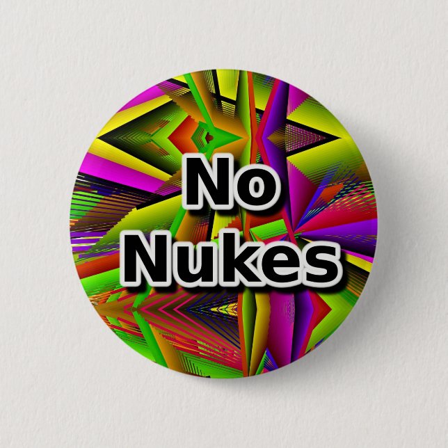 Keine Nukes Button (Vorderseite)