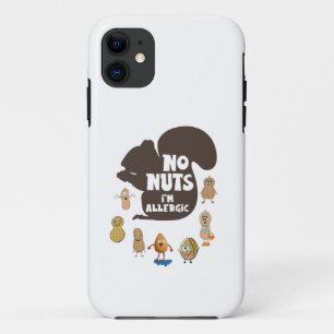 Keine Nüsse Ich bin allergische Erdnuss Allergie B Case-Mate iPhone Hülle