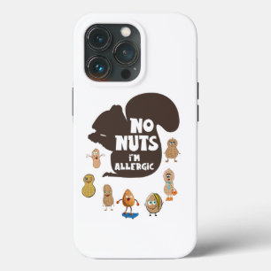 Keine Nüsse Ich bin allergische Erdnuss Allergie B Case-Mate iPhone Hülle