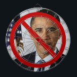 Keine Obama-Dartscheibe Dartscheibe<br><div class="desc">Dieses Pfeilbrett funkt zweifellos herauf das Party und kann zu einige politische "Diskussionen" führen,  aber ist Spaß irgendwie!  Das offizielle Präsidentenporträt von Präsidenten Obama mit dem klassischen Rot "nein" unterzeichnen vorbei es.</div>