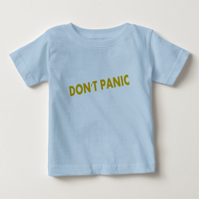 Keine Panik Baby T-shirt (Vorderseite)