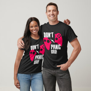 Keine Panik, Bruder Gaming-Couple T-Shirt