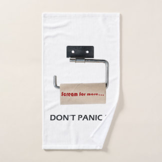 Keine Panik! Handtuch