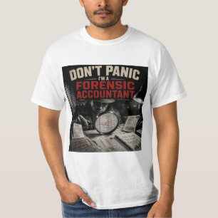 Keine Panik, ich bin Detektiv Buchprüfer T-Shirt