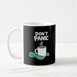 Keine Panik mit Handtuch Kaffeetasse
