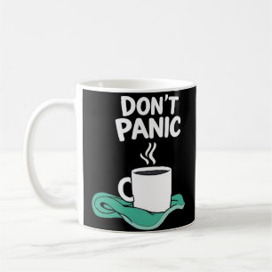 Keine Panik mit Handtuch Kaffeetasse
