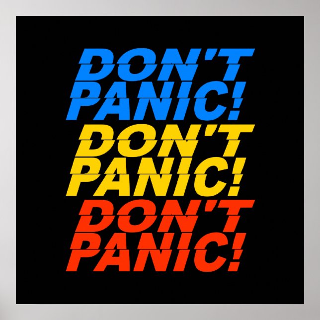 Keine Panik! Poster! Poster (Vorne)