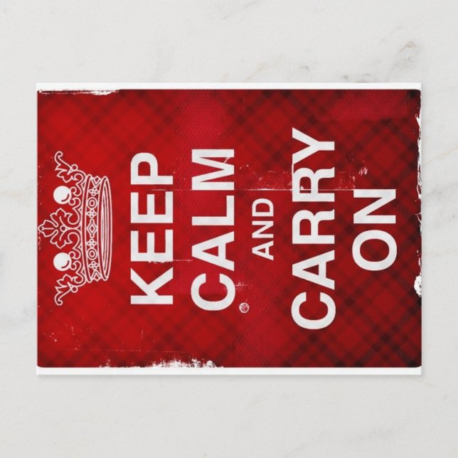 Keine Panik! Postkarte (Vorderseite)