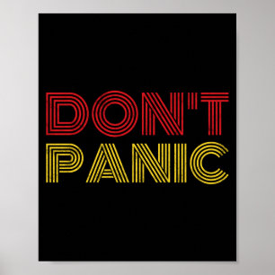 Keine Panik Vintage Distressed Shirt Langarm  Poster