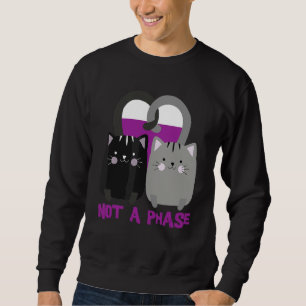 Keine Phase Katzen Asexualität Ace Pride Lgbtq Sweatshirt