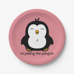 Keine Pinguine Pappteller