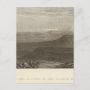 Keine Pisten der Sierra Nevada Postkarte