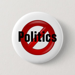 Keine Politik Button