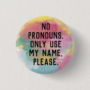 Keine Pronomen/Mein Name verwenden Button