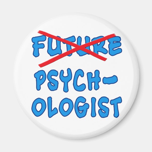 Keine Psychologin mehr Magnet (Vorne)