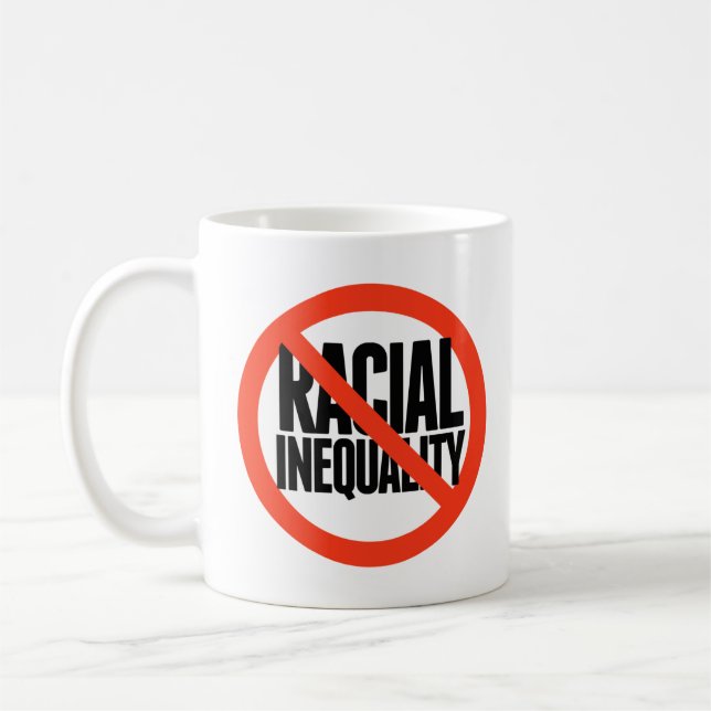 Keine Rassenungleichheit Kaffeetasse (Links)